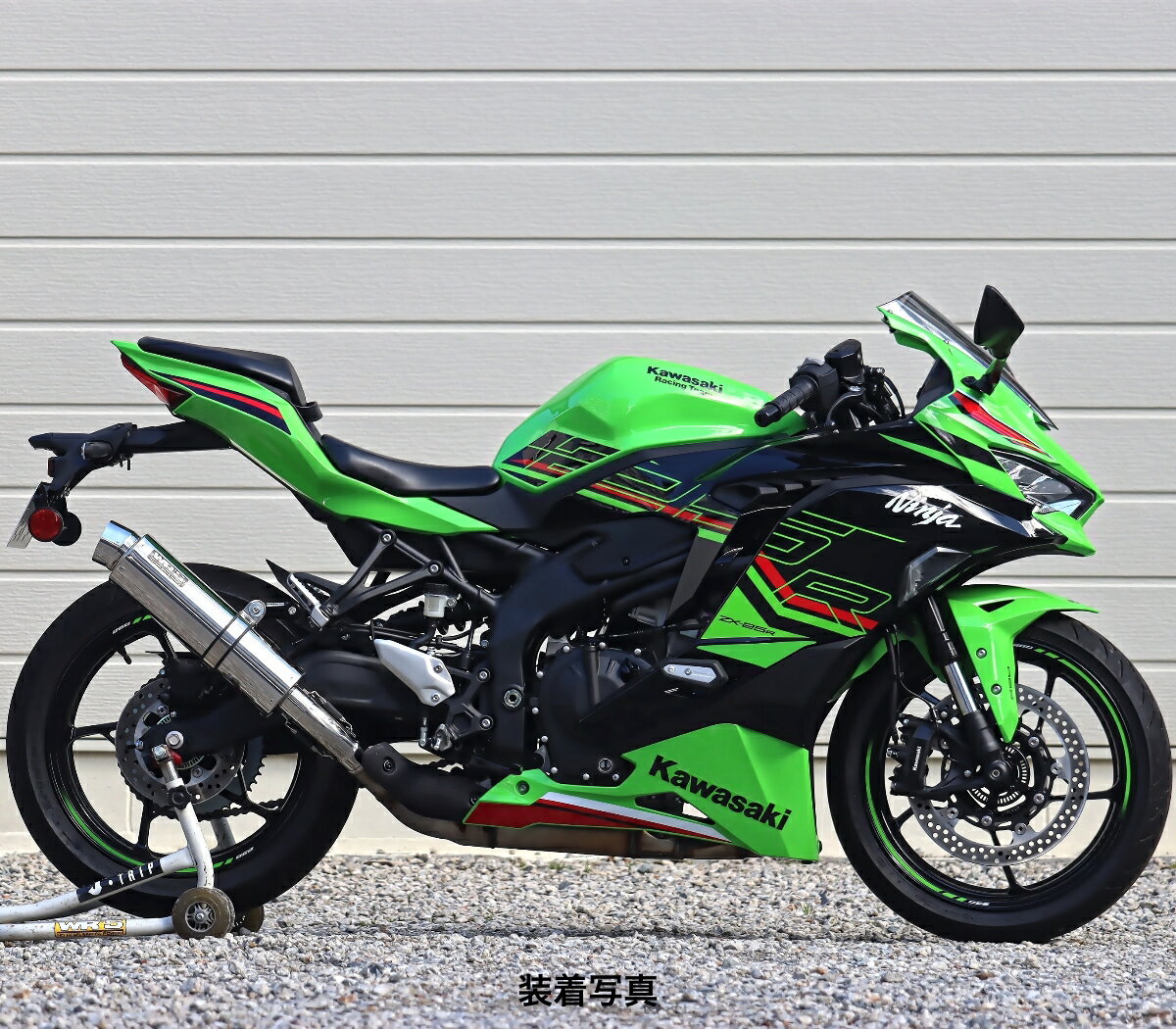 126 cc 〜250 cc  - WR'S Kawasaki ZX-25R SE ('23-) SLIP-ON ラウンドステンレスサイレンサー BF4280JM