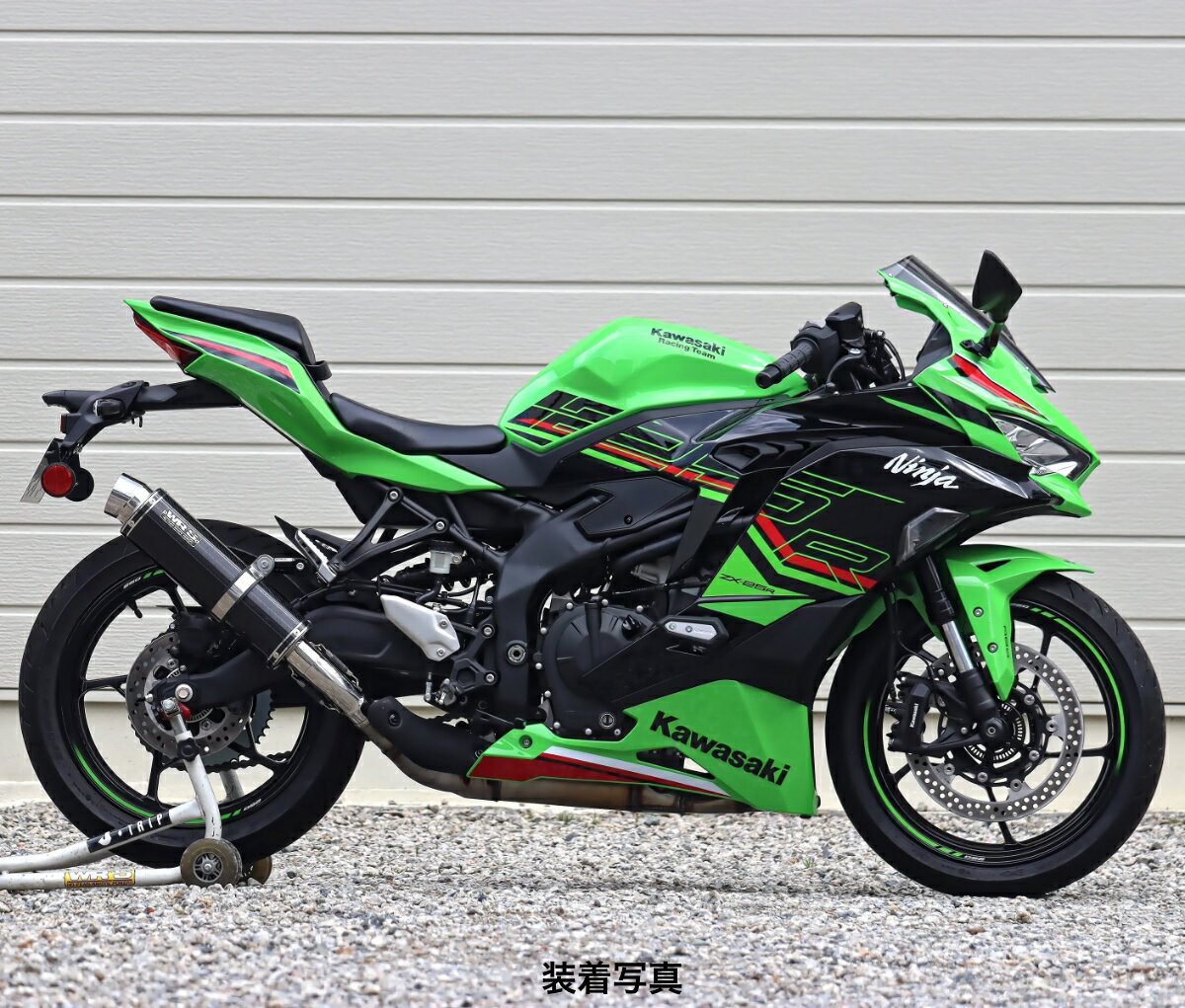 126 cc 〜250 cc  - WR'S Kawasaki ZX-25R SE ('23-) SLIP-ON ラウンドカーボンサイレンサー BC4280JM