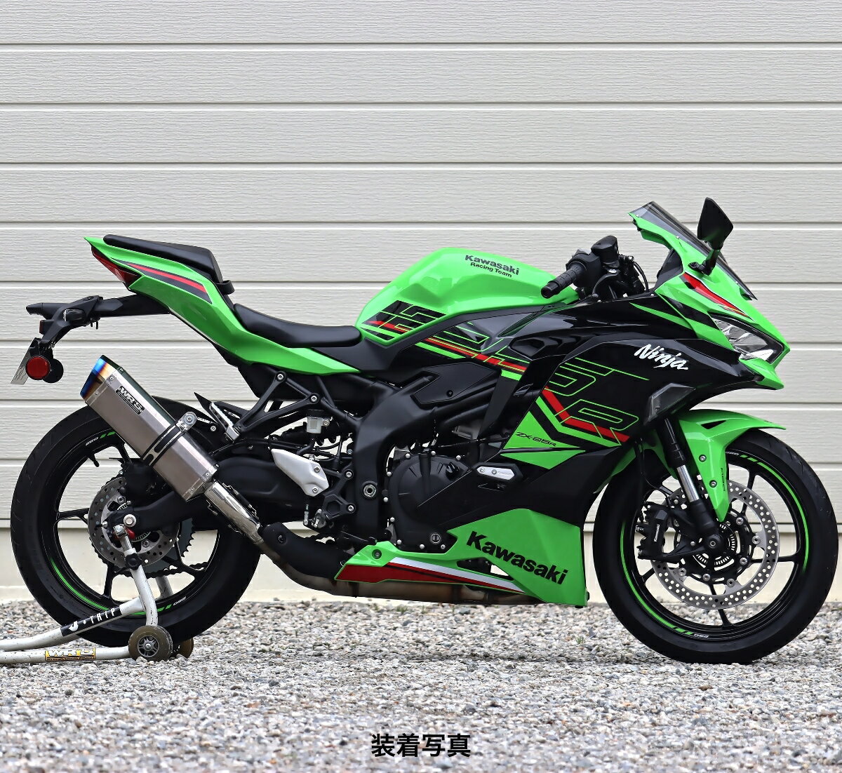 WR'S Kawasaki ZX-25R SE ('23-) SS-OVAL ソリッドチタンスリップオンマフラー SK4280JM