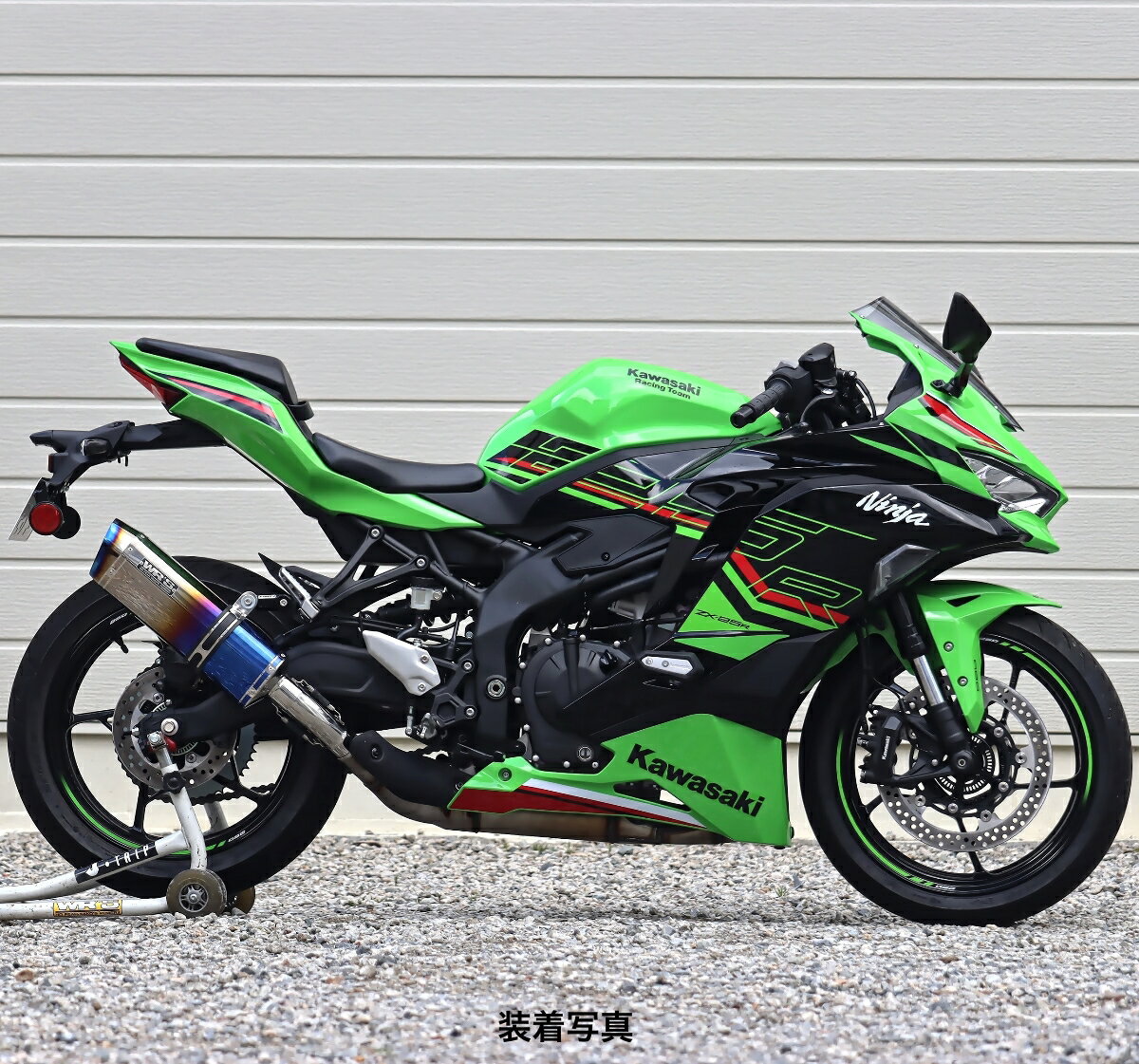 WR'S Kawasaki ZX-25R SE ('23-) SS-OVAL 焼き色チタンスリップオンマフラー SB4280JM
