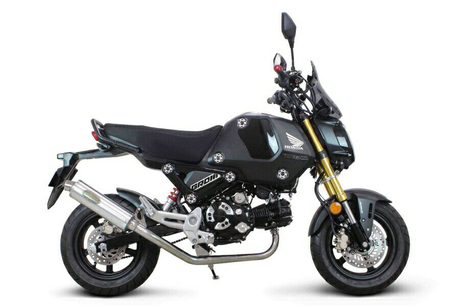 スペシャルパーツ武川 GROM ボンバーマフラー(政府認証) 04-02-0345