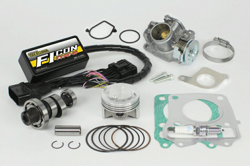 樂天商城 - スペシャルパーツ武川 スーパーカブC125(JA48) ハイパーチューニングセット(ビッグスロットルボディー) 01-02-0044