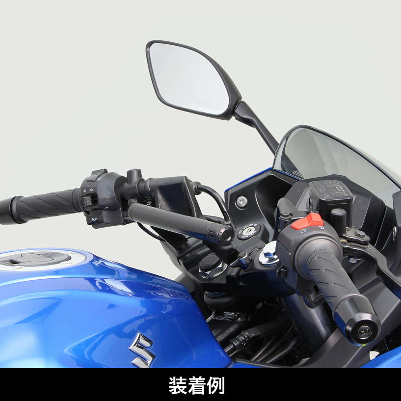 HURRICANE（ハリケーン） SUZUKI ジクサーSF250 クランプバー（USB電源付） HU1040B