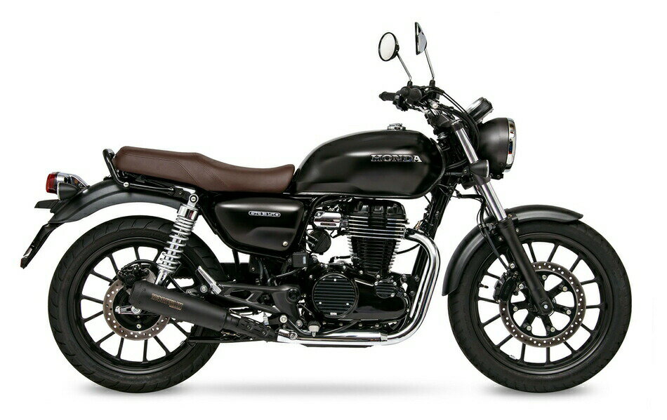 モリワキ GB350/GB350S('21-) スリップオンエキゾースト SHORT MEGAPHONE BLK 01810-HG1U3-00