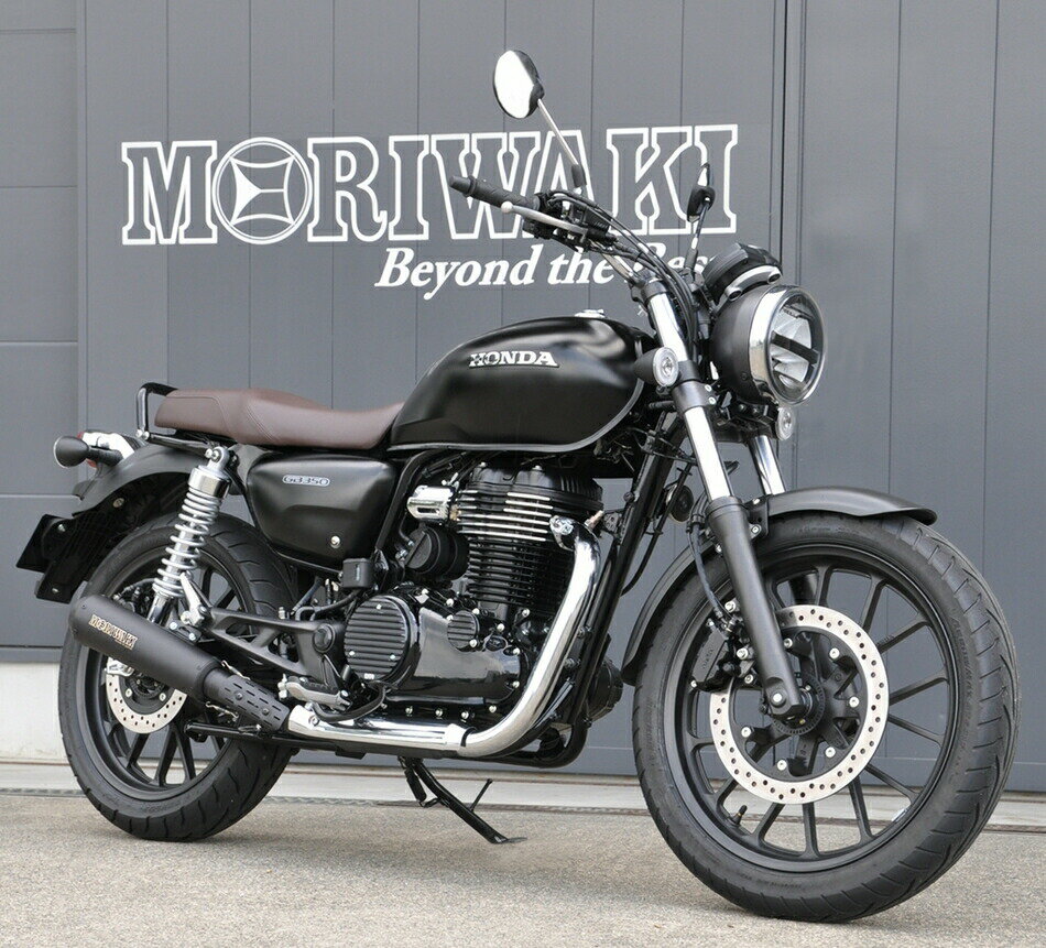 51 cc 〜125 cc  - モリワキ GB350/GB350S('21-) スリップオンエキゾースト SHORT MEGAPHONE BP-X 01810-HR1U3-00