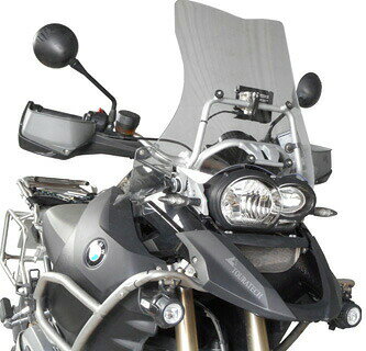 ◆適合車種 水冷R1200GS Adventure(2010年モデル〜） サイズ：H500×W450×D4.0mm 材質：　ポリカーボネイト樹脂（ハードコート付） カラー：クリアー
