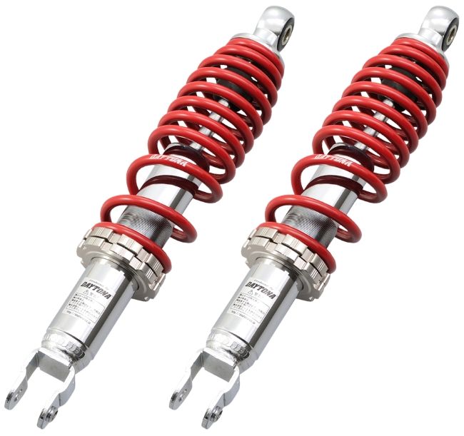 Rear Shocks - DAYTONA PCX125 PCX150 強化リアショック メッキ/レッド 92646