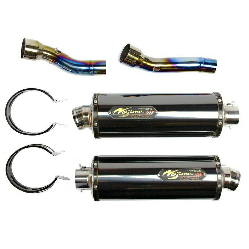 NOJIMA Kawasaki Ninja1000/Z1000 DLCチタンスリップオンツインマフラー NT634SGTDW-CLK