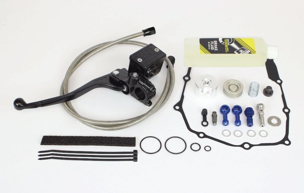 スペシャルパーツ武川 クロスカブ110 ダックス125 CT125 ハイドロクラッチコンバージョンキット(クラッチレバー/ブラック) 02-01-0403