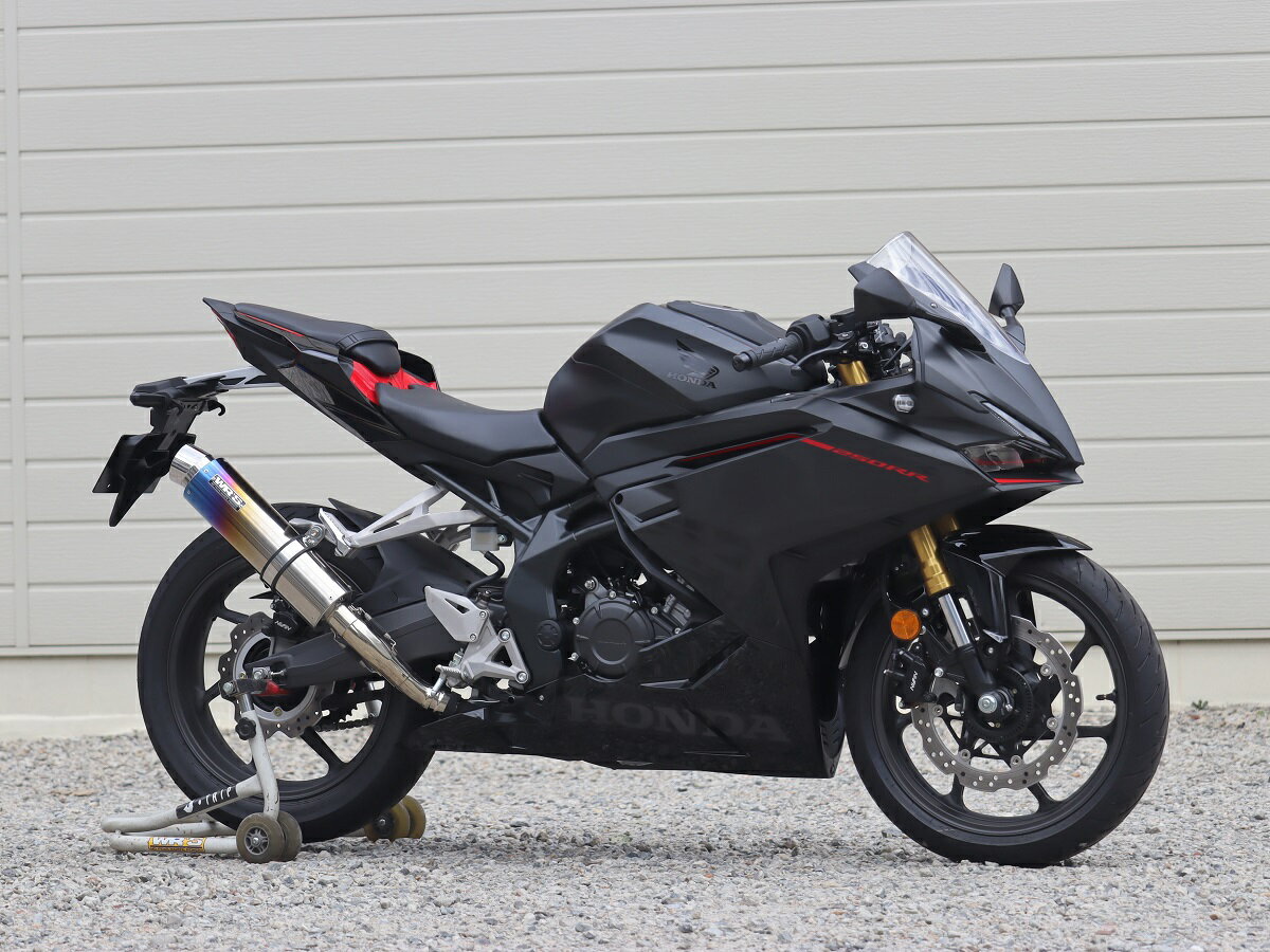 WR'S HONDA CBR250RR('23-) SLIP-ON ラウンドチタンマフラー（焼き色） BK1245JM