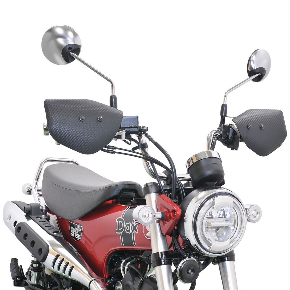 旭風防 DAX125 ナックルバイザー M6-03CB