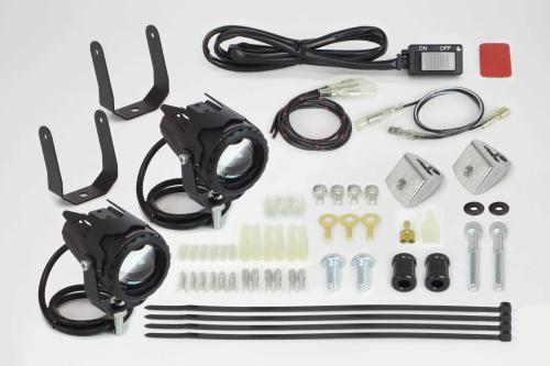 スペシャルパーツ武川 XSR125/155 LEDフォグランプキット (カットライン/10W/2個入...