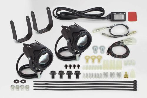 樂天商城 - スペシャルパーツ武川 ADV160 LEDフォグランプキット(カットライン/15W/2個入) 05-08-0624