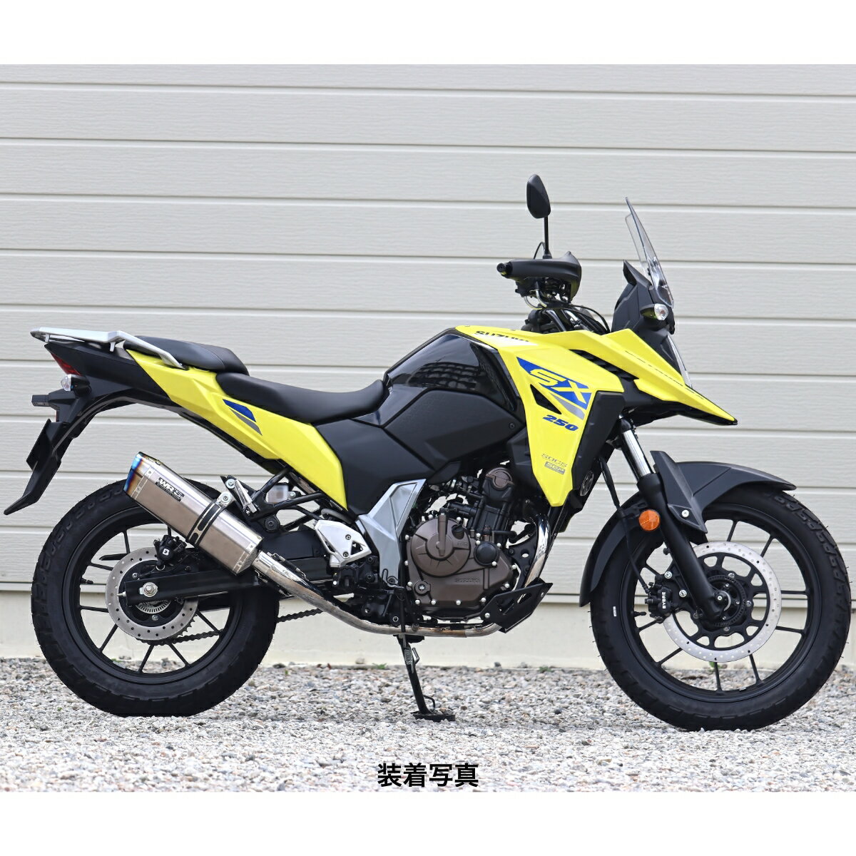 126 cc 〜250 cc  - WR'S SUZUKI Vストローム250SX SS-OVALフルエキゾーストマフラー（ソリッドチタン） LK3260JM