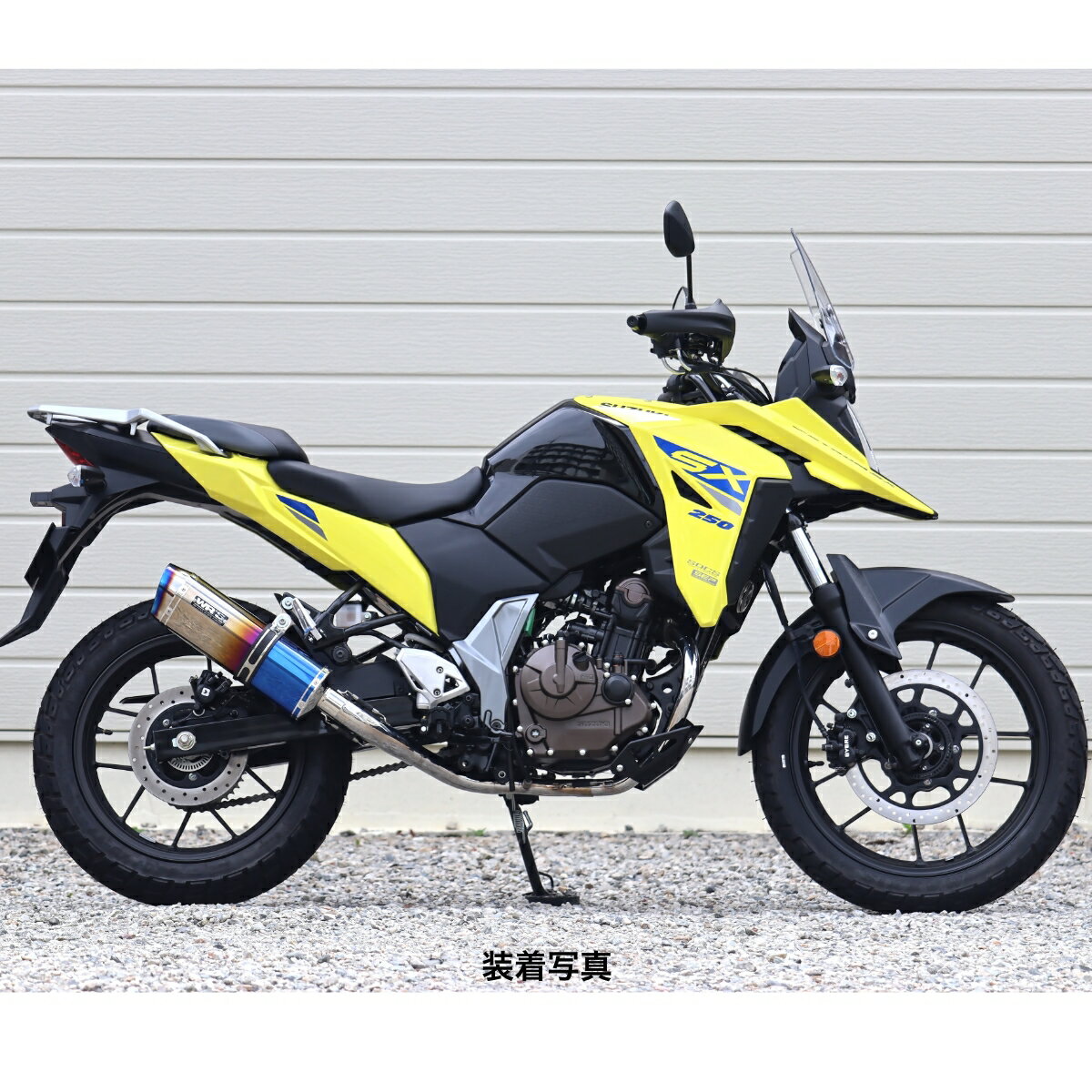126 cc 〜250 cc  - WR'S SUZUKI Vストローム250SX SS-OVALフルエキゾーストマフラー（焼き色チタン） LB3260JM
