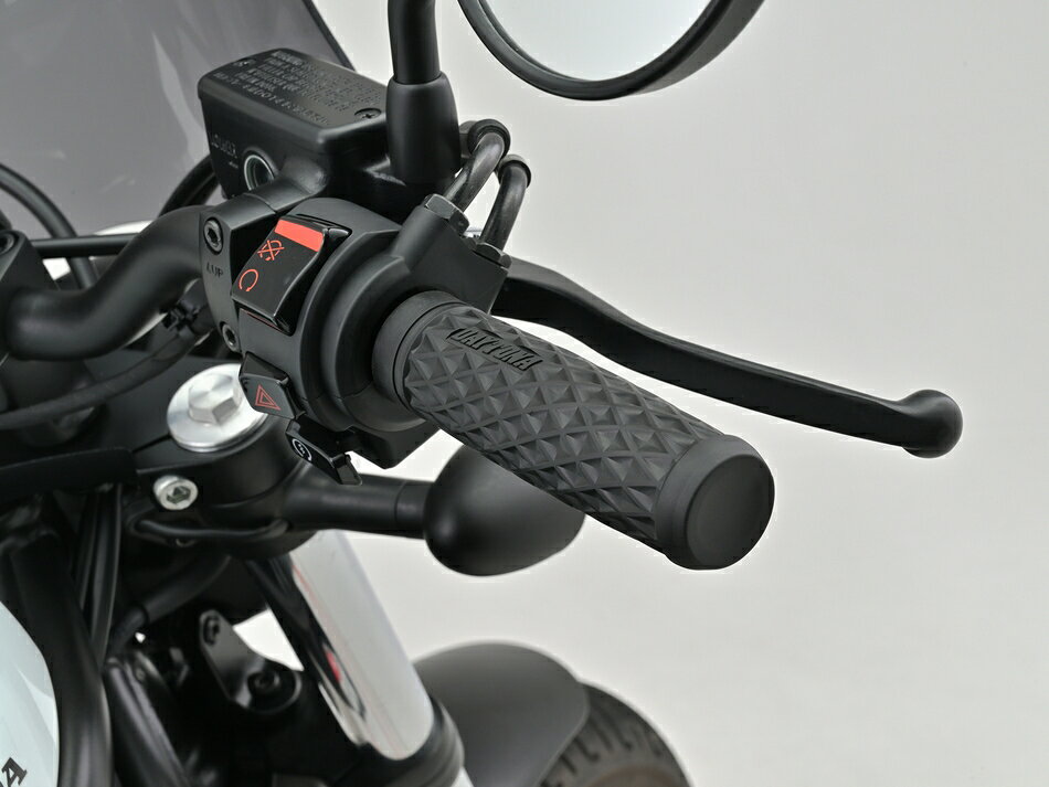 DAYTONA GRIPPY GRIP GG-D-GRID ��25.4�ϥ�ɥ��ѥ���å� �֥�å� 47826