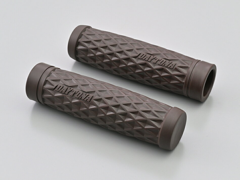 DAYTONA GRIPPY GRIP GG-D-GRID Φ25.4ハンドル用グリップ ブラウン 47893