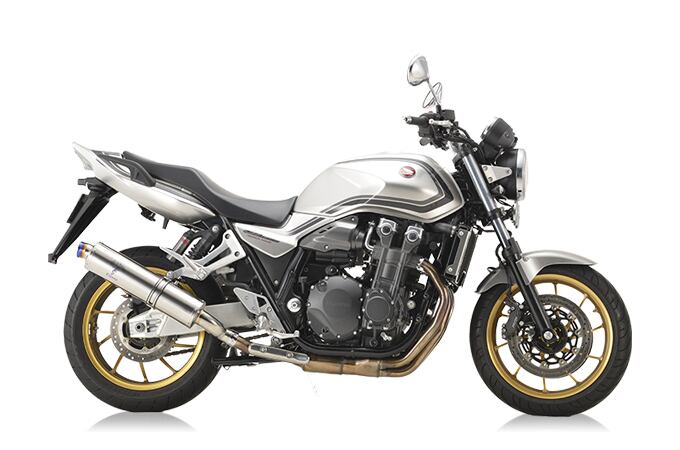 樂天商城 - アールズギア CB1300SF/SB('21〜)('18〜'20)('14'〜'17) ワイバンクラシック スリップオン Sタイプ チタンポリッシュ MH48-S3CT