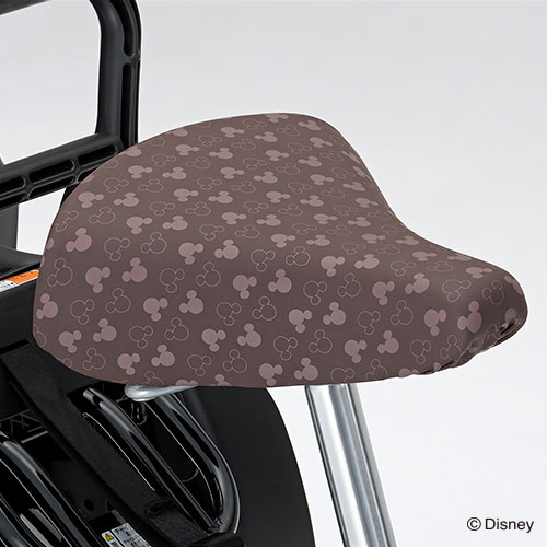 ワイズギア PAS サギサカ サドルカバー（ミッキーシェイプ） ブラウン Q4J-SGI-721-991