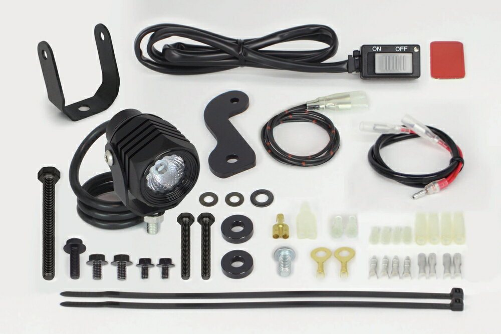 スペシャルパーツ武川 スーパーカブ50/110 LEDフォグランプキット3.0(950)/1灯 05-...