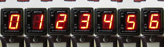PROTEC FZ6-N/S/S2 (RJ07 04〜08 海外モデル) シフトポジションインジケーターキット SPI-Y31 11319