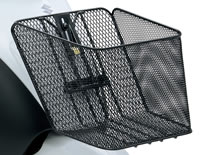 SUZUKI アドレスV50 レッツ フロントバスケット（日本製） ブラック 99000-99047-76S