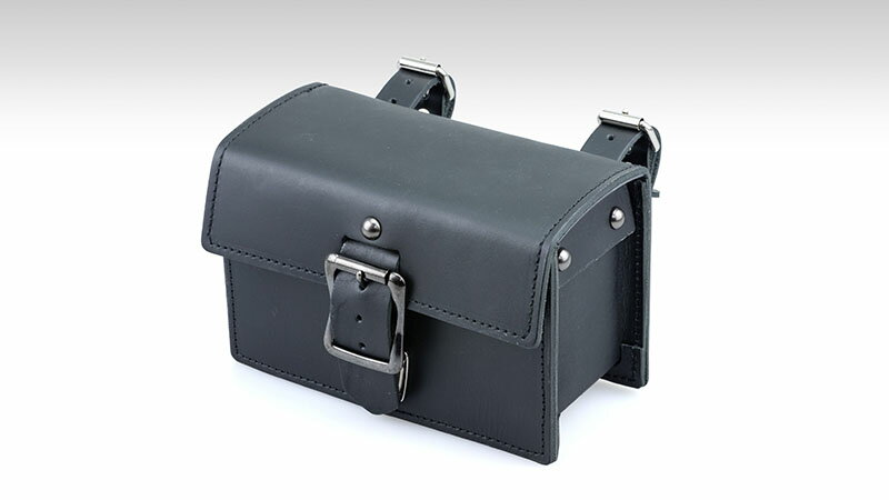 KIJIMA（キジマ） クラシックレザーツールバッグ スモールサイズ ブラック HD-066413