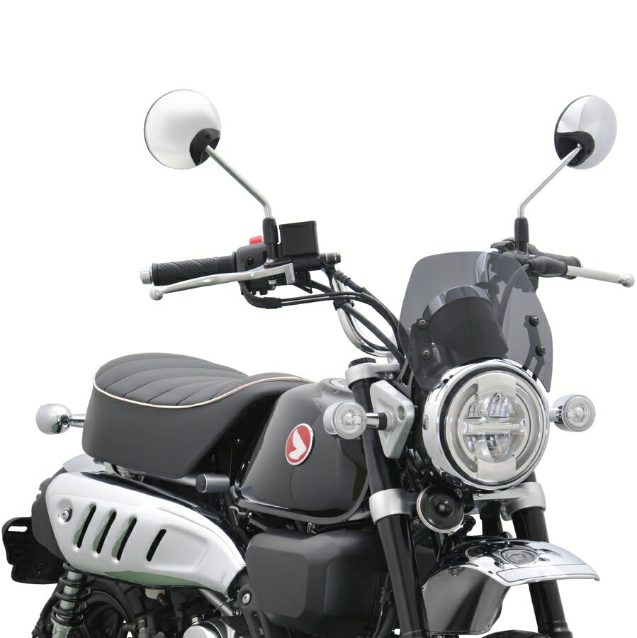 旭風防 ダックス125モンキー125 メーターバイザー CZ-08