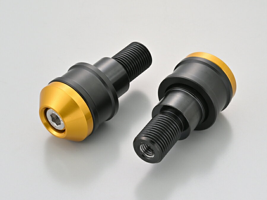 樂天商城 - DAYTONA アルミビレット ミドルウエイトバーエンド ハイディッシュ ゴールド YAMAHA車 M16タイプ 49250