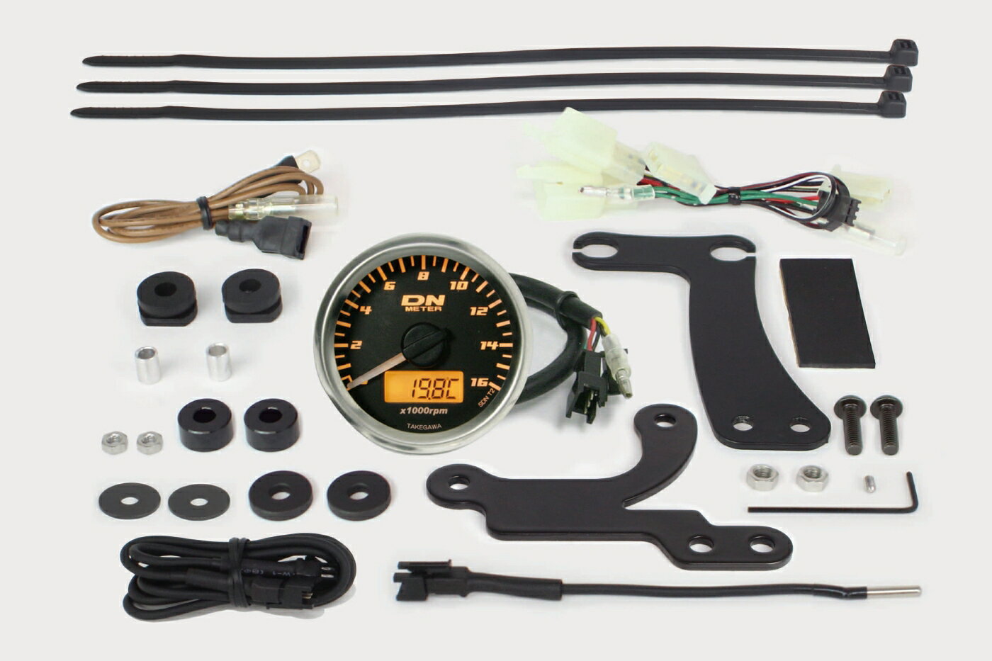スペシャルパーツ武川 ダックス125 Φ48スモールDNタコメーターキット(オレンジLED) 05-05-0125