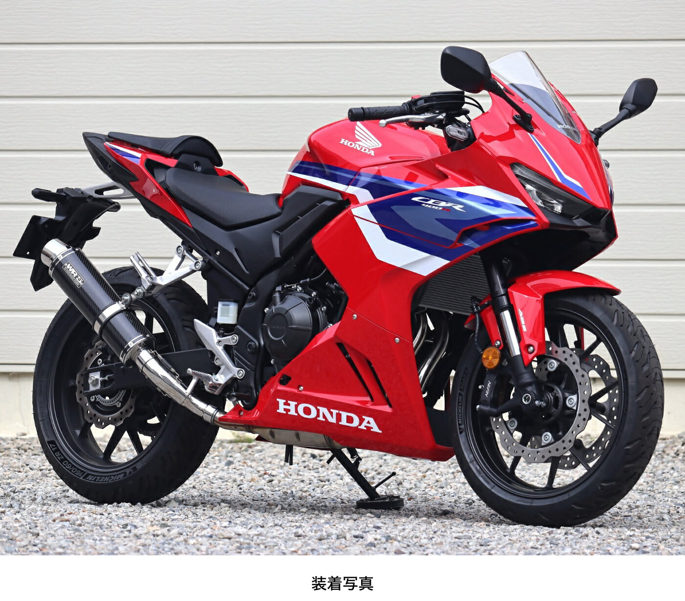 WR'S HONDA CBR400R('24-) ラウンドスリップオンマフラー（カーボン） BC1470JM