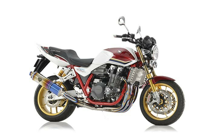 樂天商城 - r's gear （アールスギア） CB1300SF/SB('21〜)[8BL]Final Anniversaryモデル ワイバンR シングル Sタイプ チタンドラッグブルー WH48-S5SD