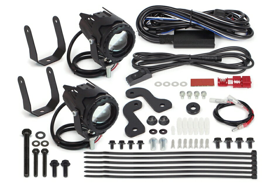 スペシャルパーツ武川 スーパーカブ50 110 LEDフォグランプキット(カットライン/10W/2色) (2個入) 05-0..