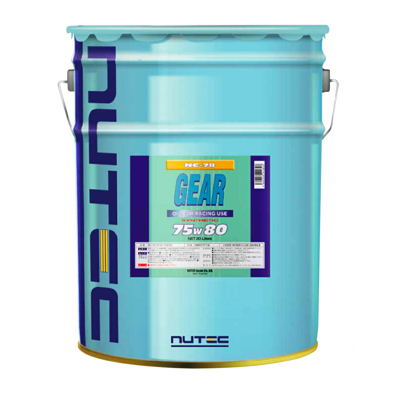 NUTEC NC-78 GEAR OIL（ギヤオイル）75W80 20L缶