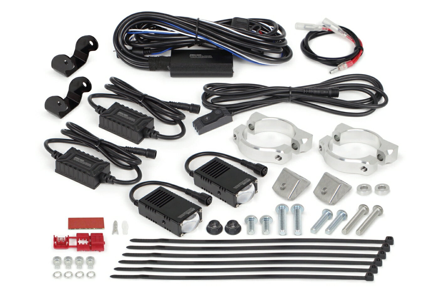 スペシャルパーツ武川 モンキー125 GROM ダックス125 LEDスモールフォグランプキット(カットライン/色切替) 05-08-070