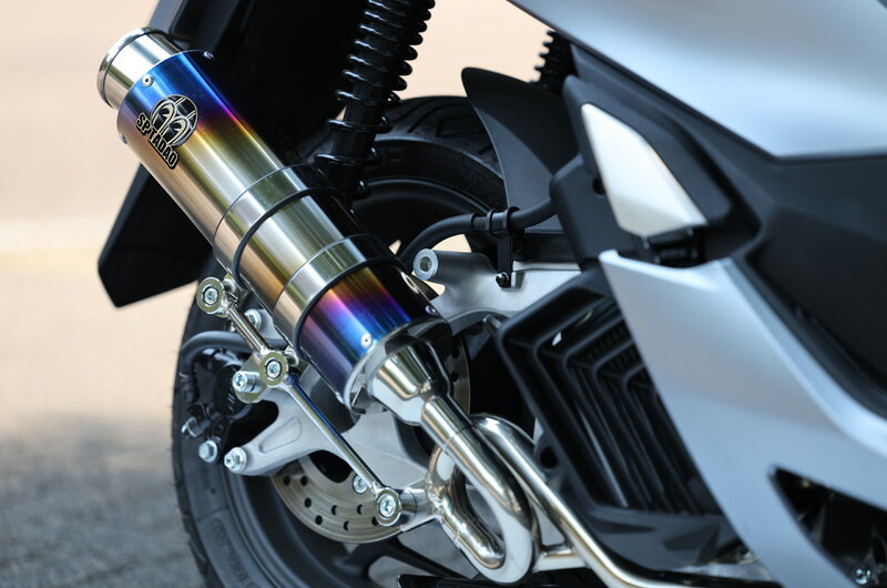 Mufflers - SP忠男 PCX PURESPORT“S” チタンブルー PC1-GE-54