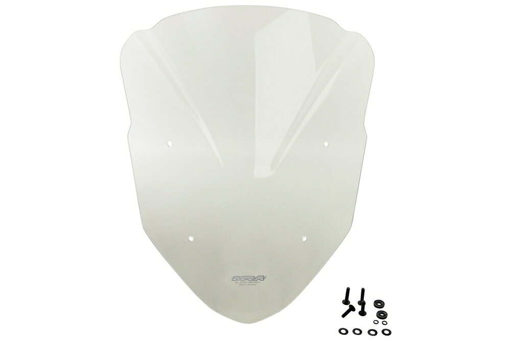 カタログ品番: MP281C メーカー品番: 4025066171804 JANコード: 4550255602369 「スクリーン スポーツ」は、車両のスポーティなイメージを崩さない小型のスクリーンです。優れた防風効果はミドルツーリングやロングツーリングに最適です。 詳細情報/補足情報 適合情報 厚み:3mm タイプ:スクリーン スポーツ 色[カラー]:クリア サイズ:幅310mmx長さ410mm 材質[素材]:アクリル 仕様:グラデーション無し 付属品:ボルト、ワッシャー ヤマハ[YAMAHA]:排気量751cc〜:TRACER 9 GT(21-24)厚み:3mm タイプ:スクリーン スポーツ 色[カラー]:クリア サイズ:幅310mmx長さ410mm 材質[素材]:アクリル 仕様:グラデーション無し 付属品:ボルト、ワッシャー