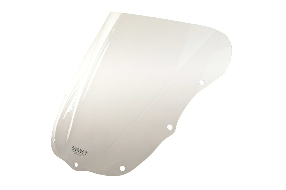 カタログ品番: MR610C メーカー品番: 4025066028818 JANコード: 4520616511401 (寸法:純正長 -130mm) 「スクリーン レーシング」は、スクリーン中央部がドーム状に盛り上がったスクリーンです。伏せたライディングポジションを考慮した形状を採用し、「MotoGP」や「WSB(ワールドスーパーバイク)」で実証されたレース直系の空力特性を持ち合わせます。公道や高速道路においても整流効果は抜群です。 詳細情報/補足情報 適合情報 厚み:3mm タイプ:スクリーン レーシング 色[カラー]:クリア サイズ:幅385mmx長さ335mm（長さの純正比 -130mm） 材質[素材]:アクリル 仕様:グラデーション無し 付属品:スクリーンモール カワサキ[KAWASAKI]:排気量751cc〜:ZZR1100 [C型](90-92)厚み:3mm タイプ:スクリーン レーシング 色[カラー]:クリア サイズ:幅385mmx長さ335mm（長さの純正比 -130mm） 材質[素材]:アクリル 仕様:グラデーション無し 付属品:スクリーンモール