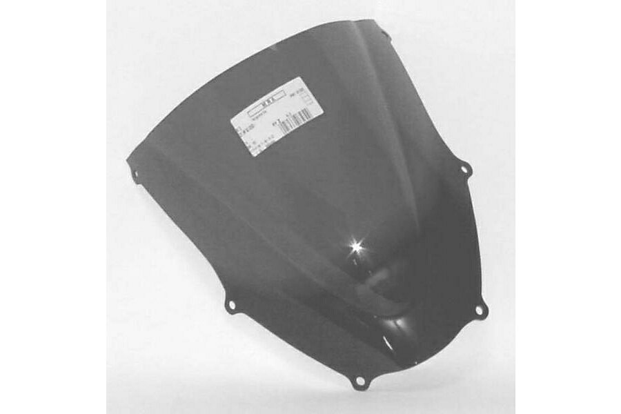 カタログ品番: MR620S メーカー品番: 4025066065875 JANコード: 4520616706746 (寸法:純正長 +30mm) 「スクリーン レーシング」は、スクリーン中央部がドーム状に盛り上がったスクリーンです。伏せたライディングポジションを考慮した形状を採用し、「MotoGP」や「WSB(ワールドスーパーバイク)」で実証されたレース直系の空力特性を持ち合わせます。公道や高速道路においても整流効果は抜群です。 詳細情報/補足情報 適合情報 厚み:3mm タイプ:スクリーン レーシング 色[カラー]:スモーク サイズ:幅360mmx長さ385mm（長さの純正比 +30mm） 材質[素材]:アクリル 仕様:グラデーション有り 付属品:スクリーンモール カワサキ[KAWASAKI]:排気量751cc〜:ZX-9R(00-03)厚み:3mm タイプ:スクリーン レーシング 色[カラー]:スモーク サイズ:幅360mmx長さ385mm（長さの純正比 +30mm） 材質[素材]:アクリル 仕様:グラデーション有り 付属品:スクリーンモール