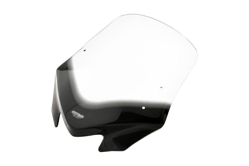 カタログ品番: MVFZ-C メーカー品番: 4025066144235 JANコード: 4548916092826 「V-FLOW Z スタンダード」は、メーターが大きすぎてスクリーンと干渉してしまう車両用に開発された汎用スクリーンです。V字に成形されたスクリーンは風を左右・ヘルメット上部へと流し防風効果を高めます。スクリーン下部は異型ヘッドライトに合うデザインを採用。 詳細情報/補足情報 厚み:3mm タイプ:スクリーン V-FLOW Z スタンダード 色[カラー]:クリア サイズ:幅400mmx長さ420mm 材質[素材]:アクリル 仕様:グラデーション有り 備考:マウンティングキットは別売です。バーハンドル向けのマウンティングキット品番：MV-NMK、またはハンドルポスト共締めタイプの品番：MV-HKSDが必要です。 特記事項:ヘッドライトやメーターなど周辺パーツとの位置関係によっては、取付けができない場合があります。カウル、スクリーン装着車両には、取り付けできません。 関連商品:品番：MV-NMK，MV-HKSD厚み:3mm タイプ:スクリーン V-FLOW Z スタンダード 色[カラー]:クリア サイズ:幅400mmx長さ420mm 材質[素材]:アクリル 仕様:グラデーション有り 備考:マウンティングキットは別売です。バーハンドル向けのマウンティングキット品番：MV-NMK、またはハンドルポスト共締めタイプの品番：MV-HKSDが必要です。 特記事項:ヘッドライトやメーターなど周辺パーツとの位置関係によっては、取付けができない場合があります。カウル、スクリーン装着車両には、取り付けできません。 関連商品:品番：MV-NMK，MV-HKSD