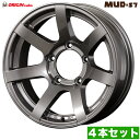 【4本セット】ジムニー ホイール MUD-S7 16インチ 5.5J -20 ガンメタリック 4本セット JA11/JA12/JA22/JB23/JB64/JB74 オリジン ORIGIN Labo オリジンラボ カスタム パーツ カー用品 ドレスアップ 改造 オフロード アルミホイール スペア スズキ SUZUKI jimny