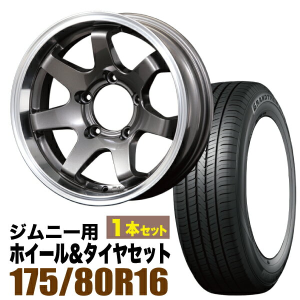1ȡMUD-SR7 Jimny 5.5J-20 ᥿å DUNLOP GRANDTREK PT5 175/80R16 91S...