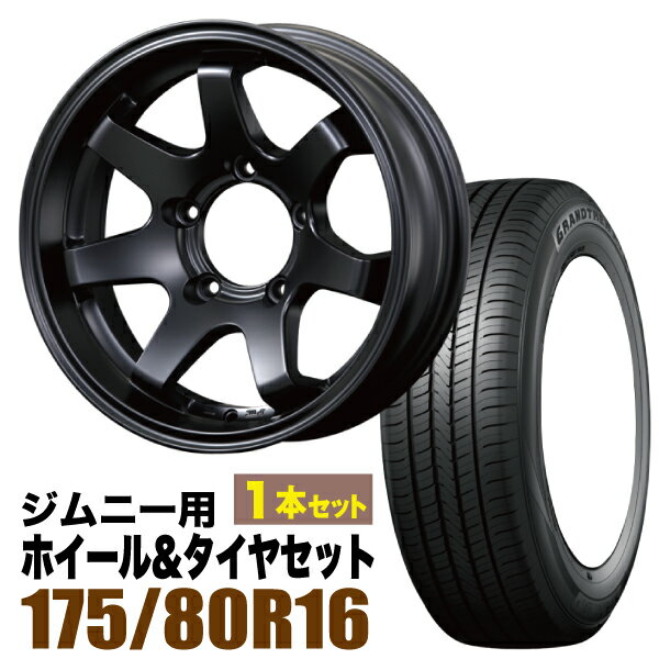 1ȡMUD-SR7 Jimny 5.5J-20 ޥåȥ֥å DUNLOP GRANDTREK PT5 175/80R16 91S...