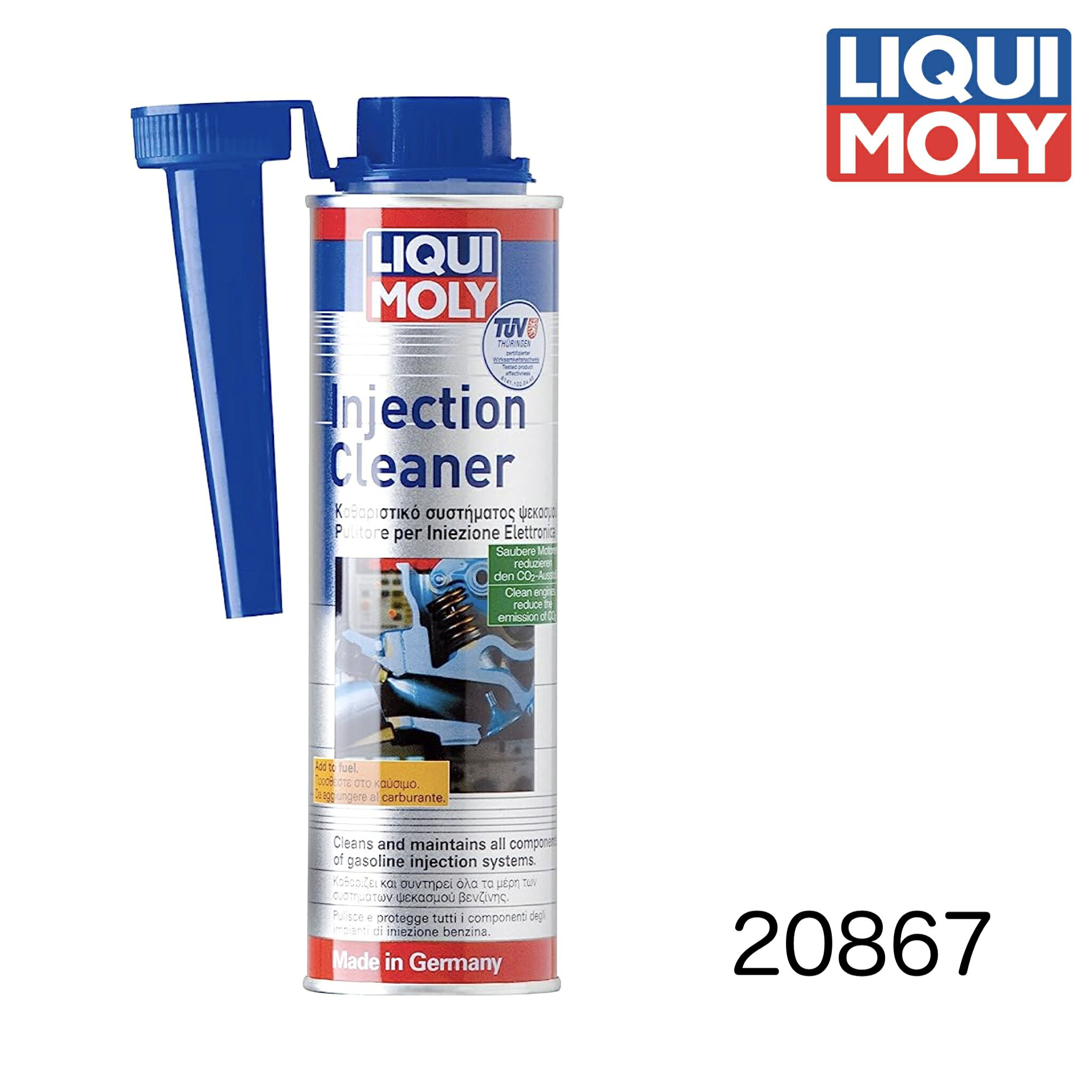 20867 LIQUIMOLY リキモリ Injection Cleaner インジェクションクリーナー 20867 300ml カーボン除去 スラッジ除去 インジェクションバルブ インテークバルブ スパークプラグ 燃焼室等のケア 蓄積物防止 ガソリン専用 2,000km走行に1本 70Lまでのガソリンに1本