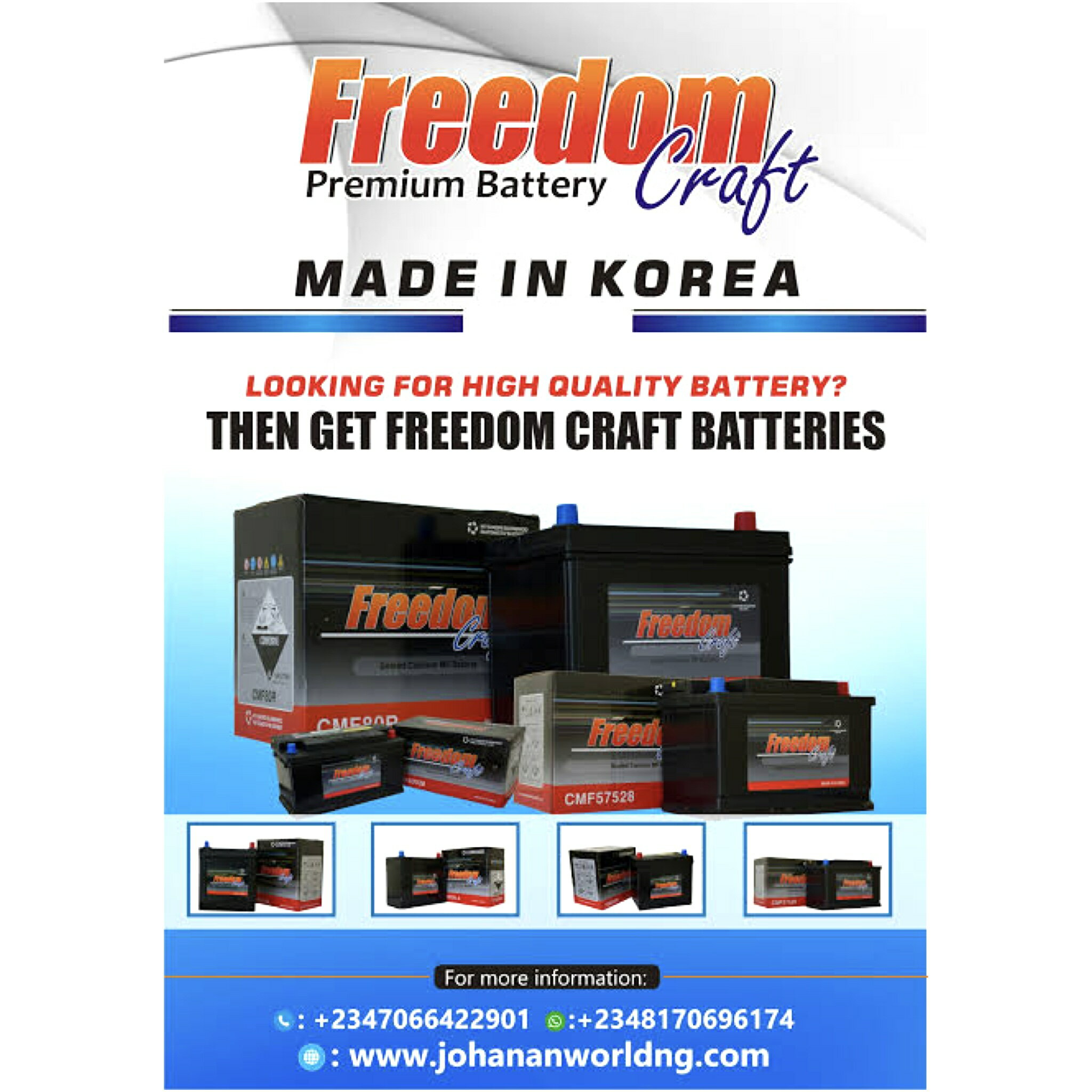 フリーダムクラフト FREEDOMCRAFT バッテリー AGM LN5 L5 輸入車用 FD-AGM95