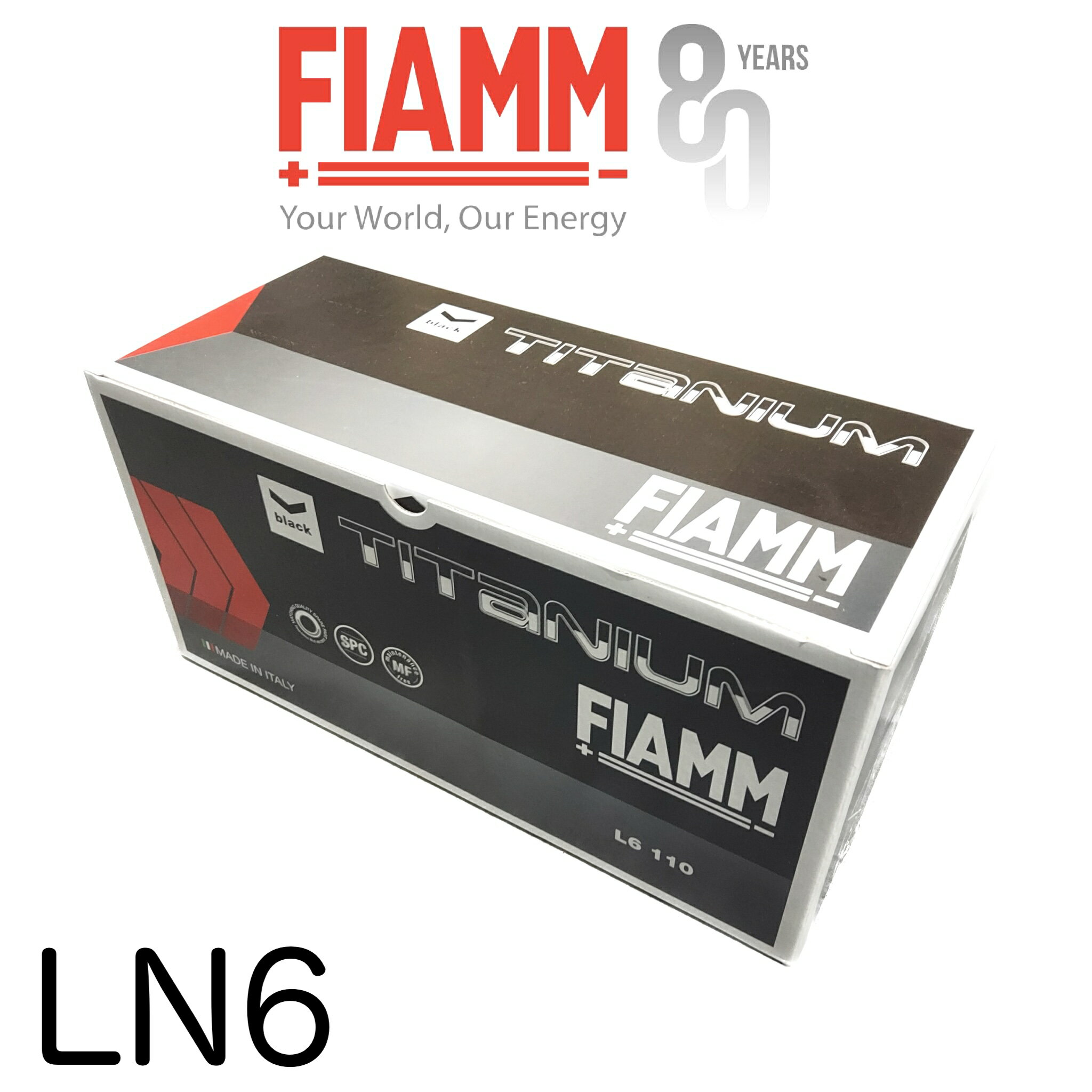 FIAMM フィアム 輸入車用バッテリー 国産車用バッテリー TITANIUM 7905196 LN6 L6110 950CCA 394x87x190 2年もしくは4万キロ走行保証