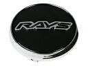 RAYS センターキャップ 正規品 4枚セット 1台分 No.26 GENERAL CAP V2 BK/Chrome レイズ HOMURA ホムラ