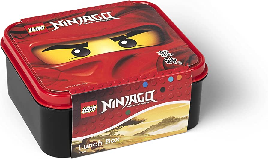 LEGO NINJAGO ランチボックス Bright Red Bright Blue レゴ ランチボックス 弁当 持ち手 鞄 男の子 女の子 幼稚園 小学校 ハンドルタイプ ROOM COPENHAGEN 弁当箱 収納ボックス おもちゃ箱 ニ…