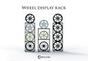 新品 ホイールラック Wheel Rack ディスプレイ アルミホイール展示タイヤ屋/ホイール屋/カー用品店20インチ/19インチ/18インチ/17インチRIVAI/Exizzle-Line/エクシズルライン東京オートサロン/オートメッセ/
