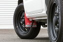 JAOS マッドガード V フロントセット レッド ジムニー JB64系MUD GUARD3 RED FRONT JIMNY JB64 18+ B621513F